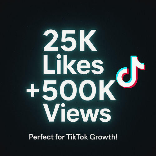 500K Views+25K Likes bundle